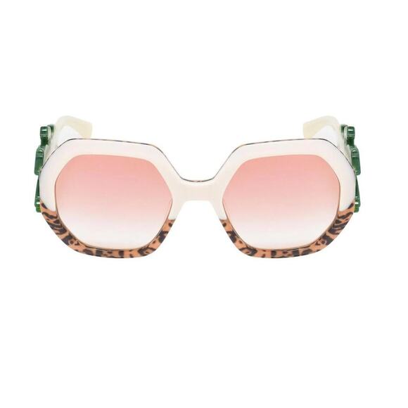 Longchamp Women’s Sunglasses | Ivory, Green & Tortoise | NWT | UV400 Protection - Picture 2 of 2